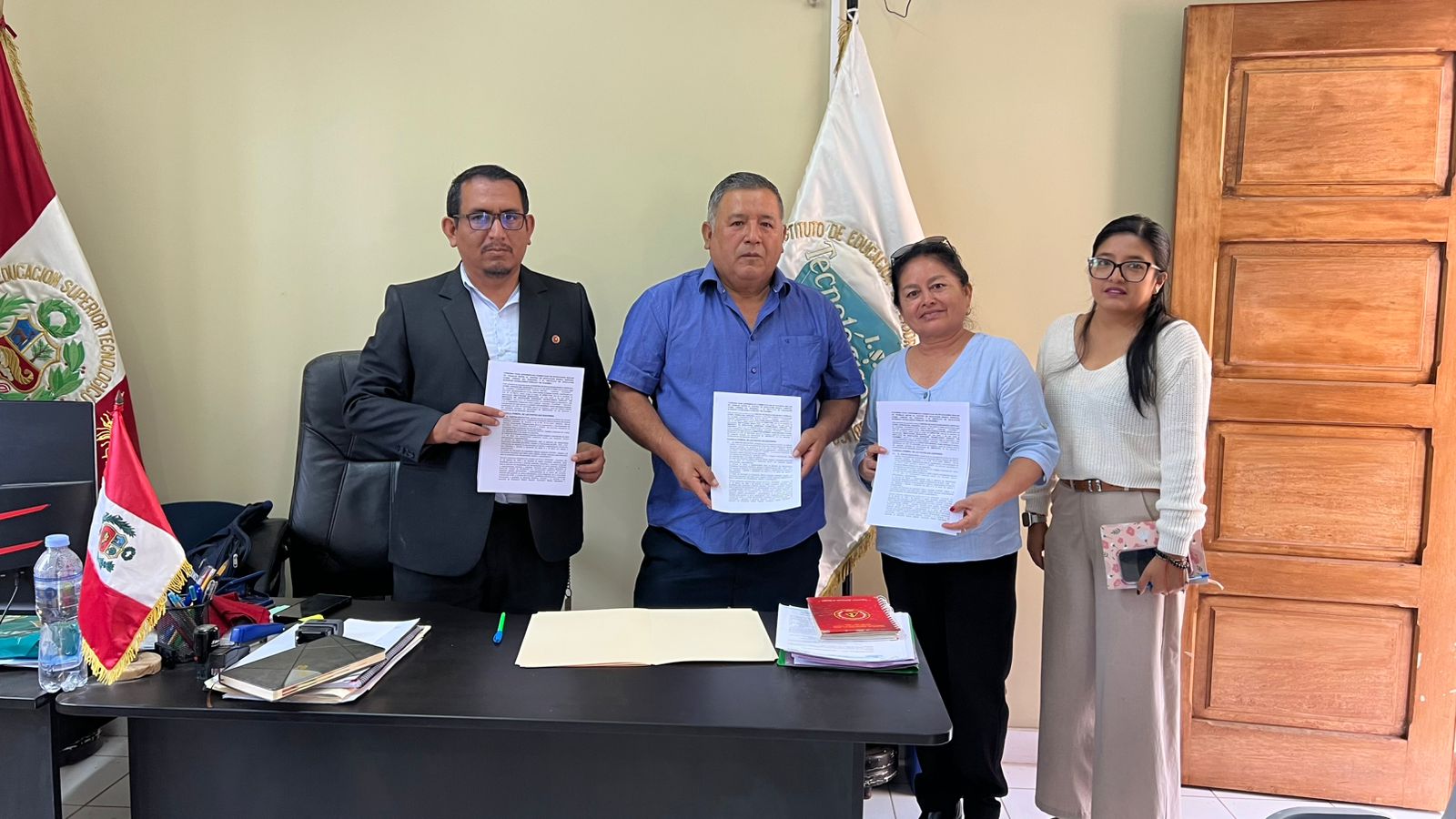 IESTP Huarmey suscribe convenio interinstitucional para impulsar la empleabilidad de egresados